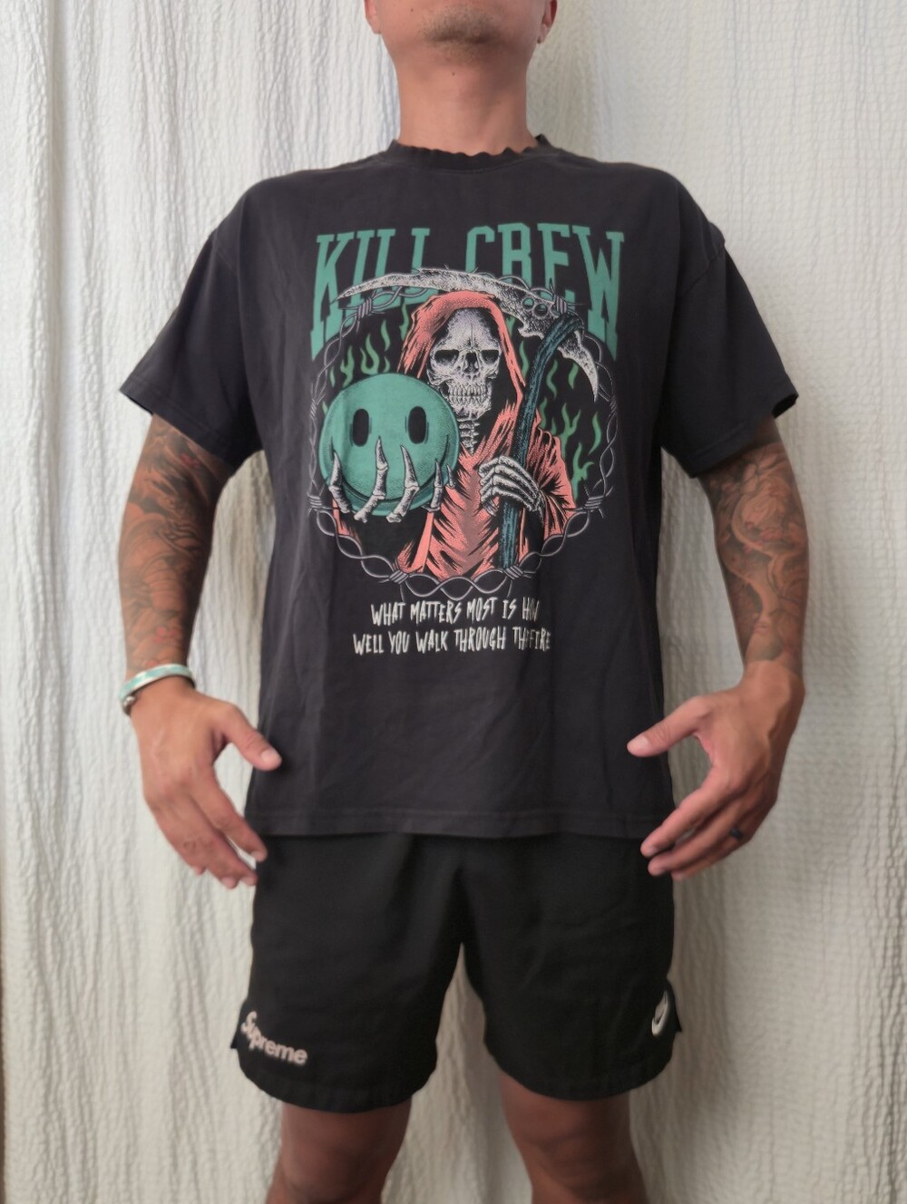 Kill Crew x Porrada Series Reaper Shirt Small